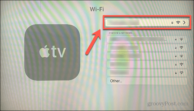 apple tv wifi-verbinding