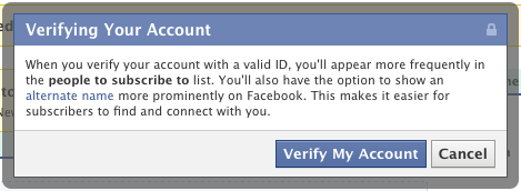 facebook geverifieerde accounts