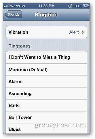 Gebruik Custom Ringtone iPhone 3