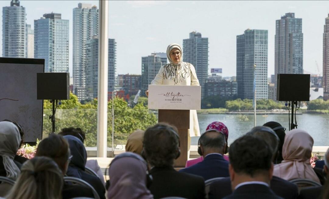 First Lady Erdoğan vestigde de aandacht op de gewetensvolle dimensie van de Turkse staatsstructuur!