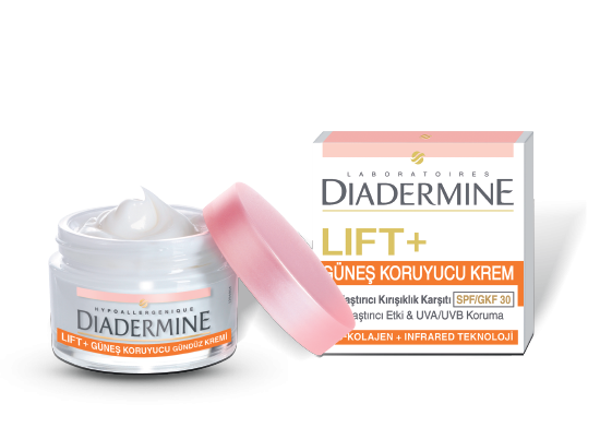 Hoe Diadermine Lift + Sunscreen Spf 30 Cream te gebruiken
