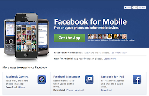 facebook voor mobiel