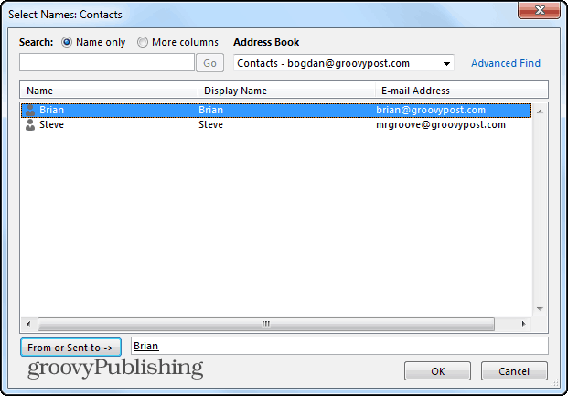 Zoekmappen voor Outlook 2013 van specifiek