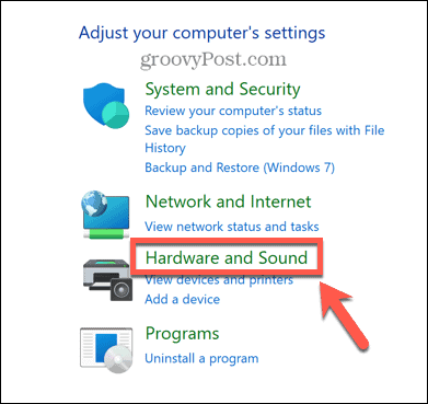 Windows-hardware en geluid