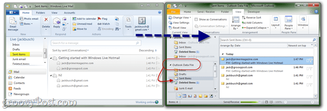 Exporteer Windows Mail naar Outlook Exchange