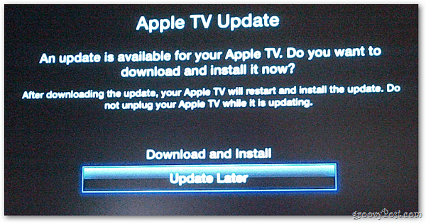 Apple TV-update