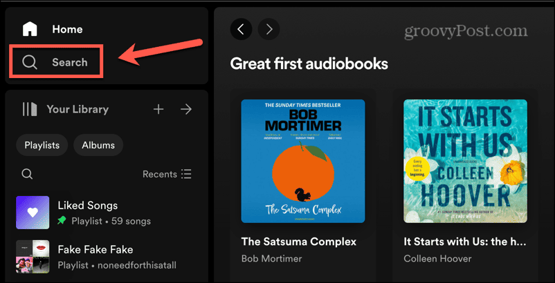 spotify zoeken