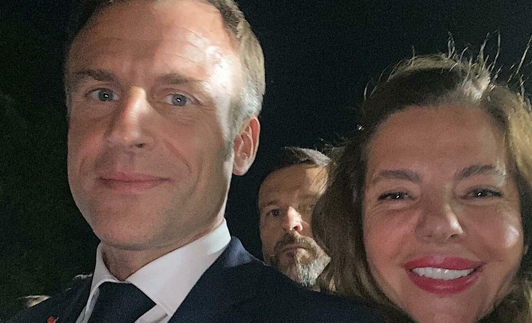 Een Turk in het Franse paleis! Ece Ege in het Elysée-paleis van Macron