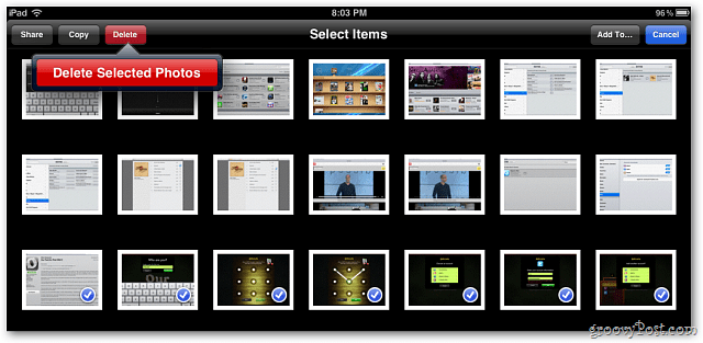 IOS 5: Batch foto's verwijderen op je iPhone, iPad of iPod Touch