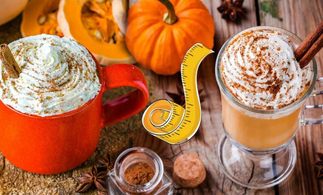 Hoeveel calorieën in Pumpkin Spice Latte? Zorgt pompoen latte ervoor dat je aankomt? Starbucks Pumpkin Spice Latte 