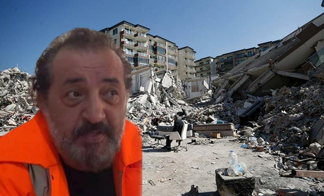 Emotionele aardbevingsverklaring van Mehmet Şef! 