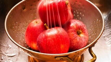 Moeten appels worden gewassen en geconsumeerd?