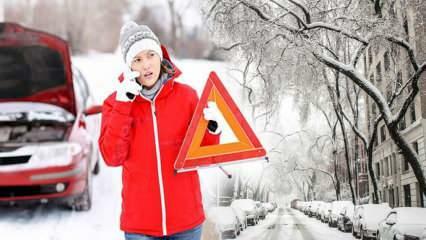 Waar moet je op letten om in de winter niet op de weg te blijven? Om te voorkomen dat de voertuigen vast komen te zitten op de weg...