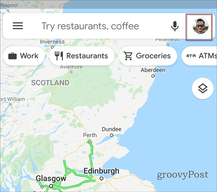 Google maps Incongnito profielfoto