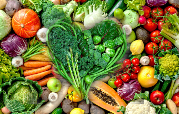 Gezonde groente dieetlijst