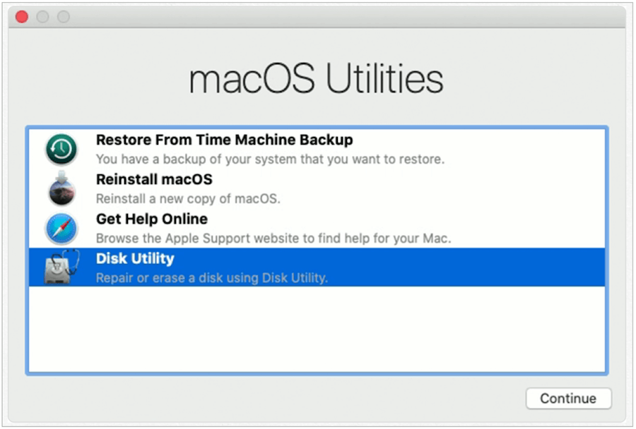 macOS-hulpprogramma's
