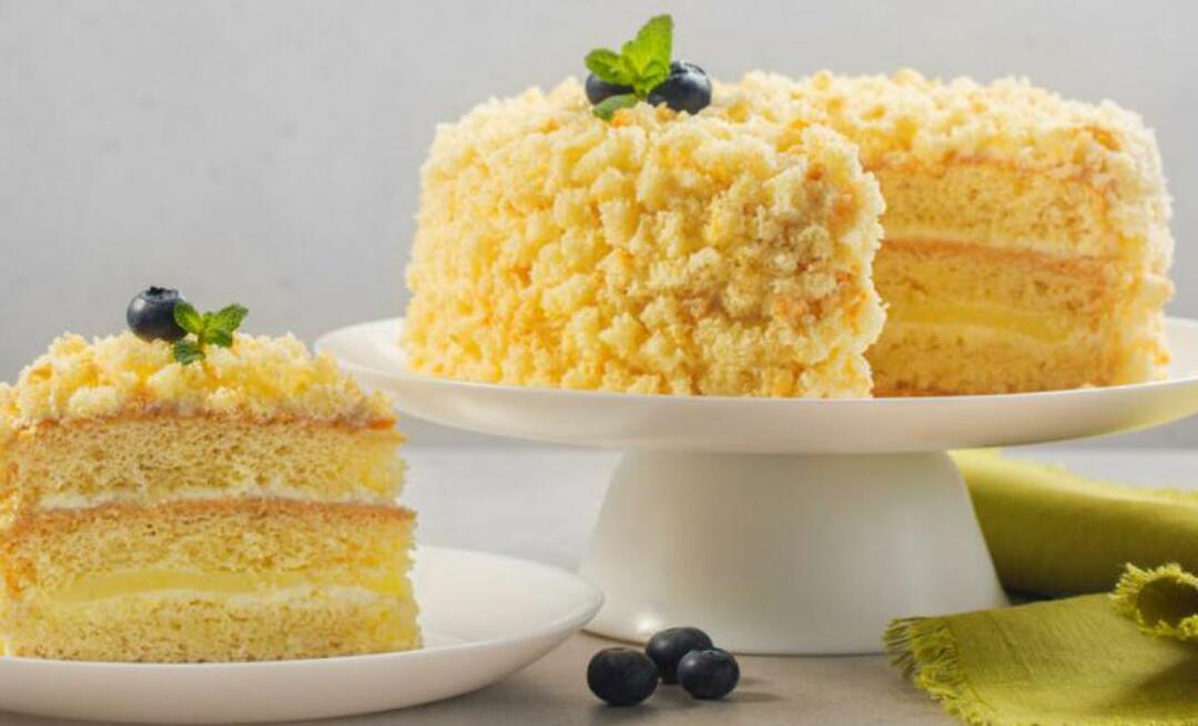 Hoe tortamimosa te maken MasterChef torta mimosa recept! Italiaanse taart torta mimosa