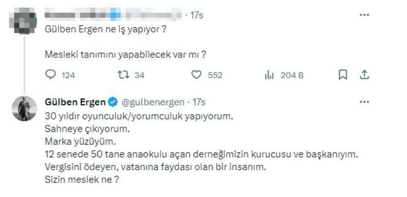 Gülben Ergen antwoord 