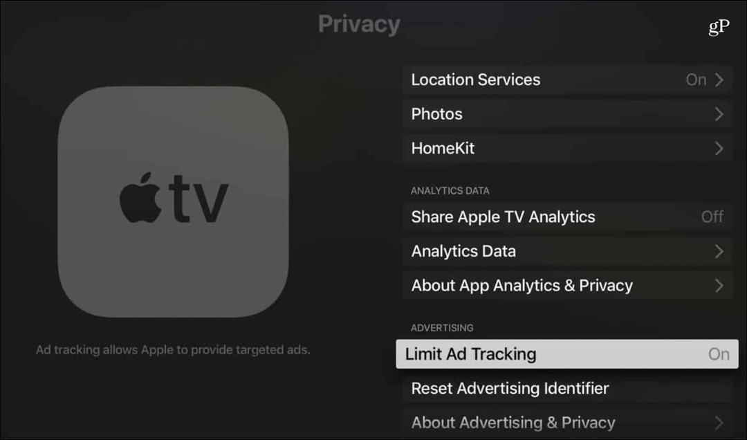 Advertentie-tracking beperken Roku, Fire TV, Apple TV en Chromecast