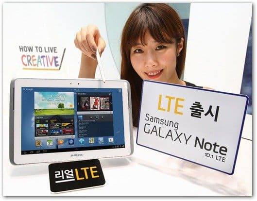 Samsung Galaxy Note 10.1 krijgt LTE-versie, alleen in Korea