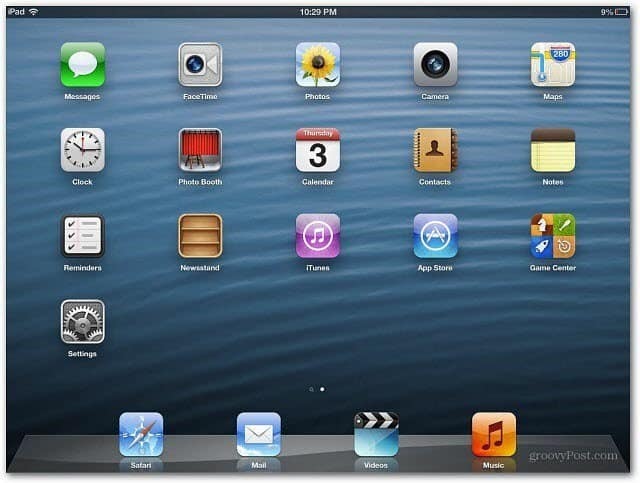 Nieuwe iPad
