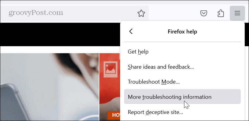meer probleemoplossing Firefox