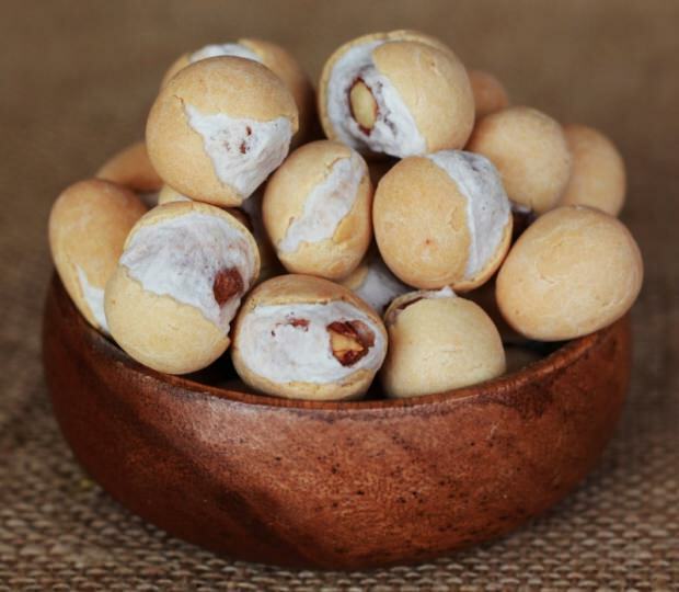 Hoeveel calorieën zijn met soja omhulde pinda's