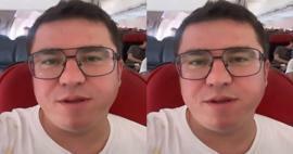 De moeilijke momenten van Ibrahim Büyükak in het vliegtuig! Verbaasd over wat er is gebeurd