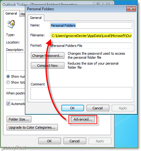Hoe u uw Microsoft Outlook .PST-bestand kunt vinden