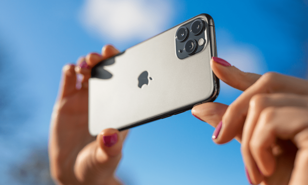 iPhone-camera aanwezig