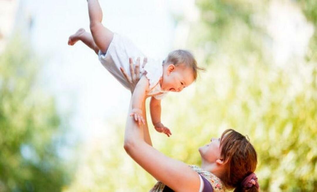 Houd er niet van om je baby in de lucht te gooien!