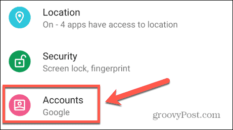 Android-accounts