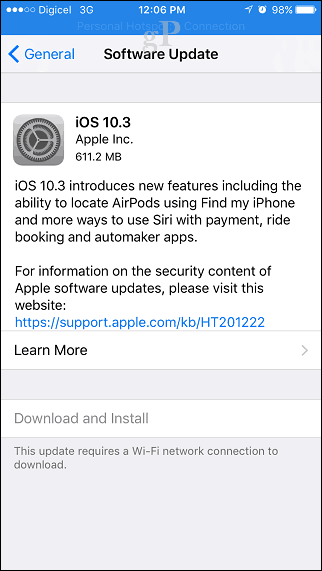 Apple iOS 10.3 - Moet u upgraden en wat is inbegrepen?