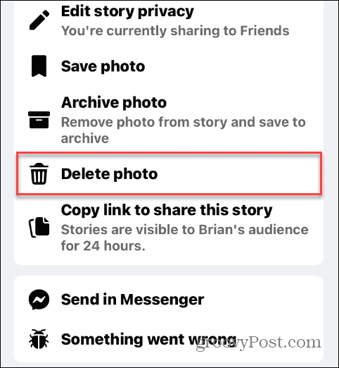 Verhalen van Facebook verwijderen