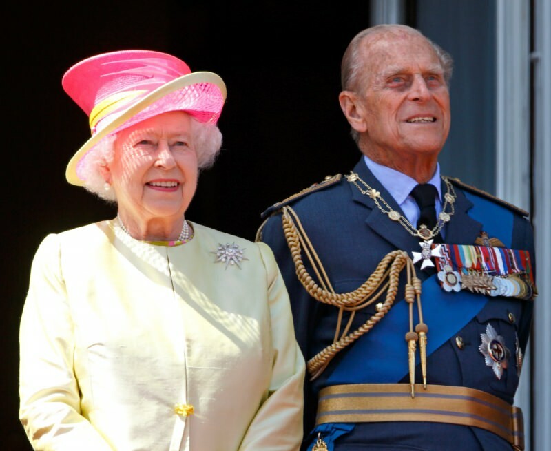 Koningin Elizabeth en prins Philip