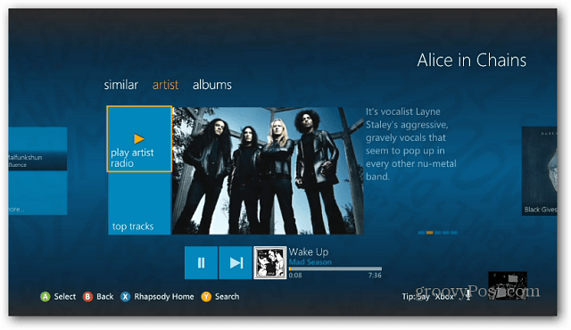 Xbox Live krijgt Rhapsody Music-app voor 360 Console