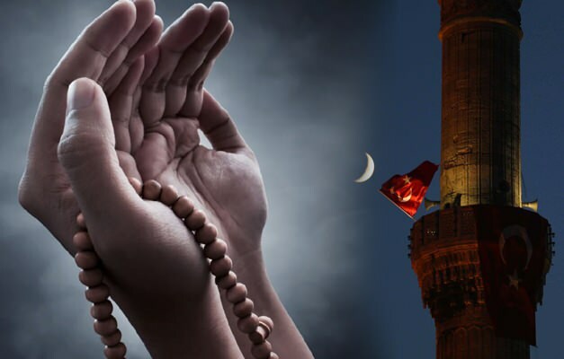 Gebed tot gebed in het Arabisch en Turks