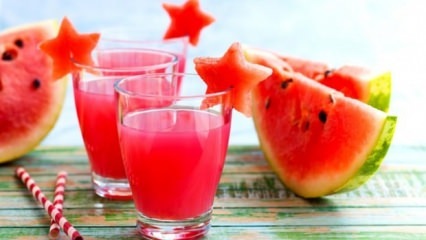 Hoe maak je thuis watermeloensorbet? 