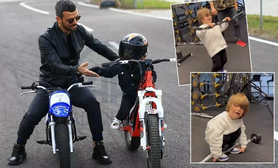 Kenan Sofuoğlu's 4-jarige zoon Zayn verraste opnieuw