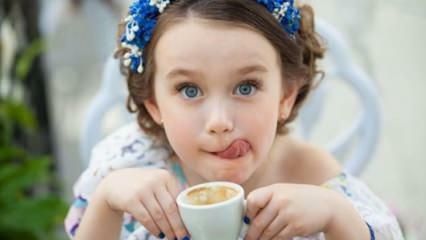 Mogen kinderen koffie drinken? Is het schadelijk?