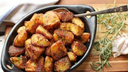 Hoe gebeurt het roosteren van aardappelen?