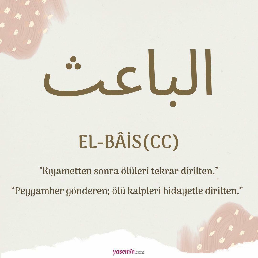 Wat betekent El-Bais (cc) van Esma-ul Husna? Wat zijn de deugden ervan?