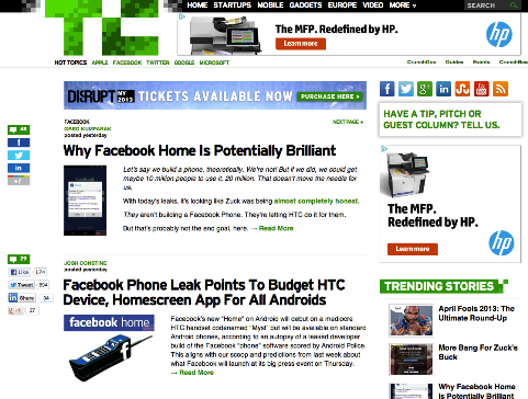 facebook-tag op techcrunch