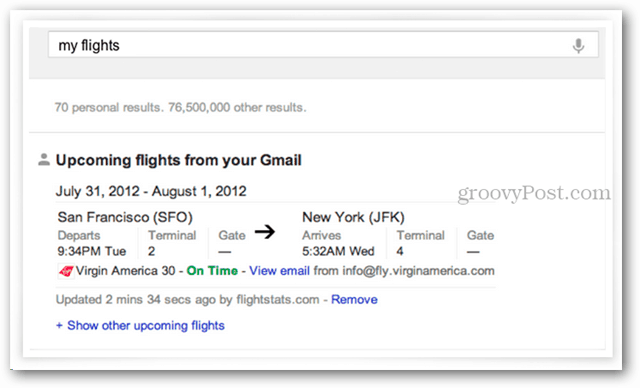 Hoe Gmail-resultaten in Google Zoeken in te schakelen
