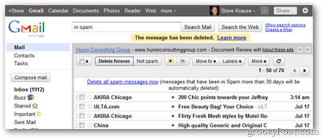 Oude GMAIL UI-client