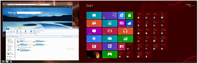 windows 8 uitgebreide desktop met metro en desktop