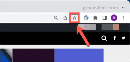 Google Chrome-bladwijzerpictogram