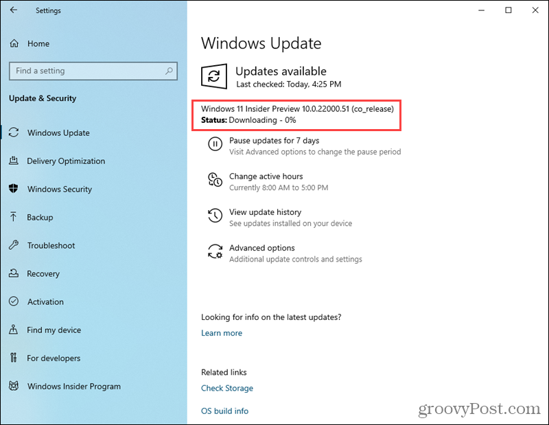 Windows 11 Preview build downloaden