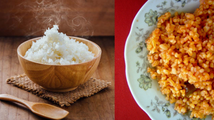 Bulgur of rijst maakt gewichtstoename? Wat zijn de voordelen van bulgur en rijst? Rijst eten ...