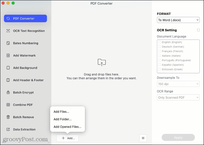 Batch PDF-converter